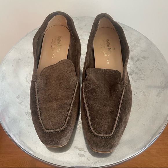 Women’s Coach and Four Vera Moccasin, Suede, Olive Green, Size 9, Made in Italy - Picture 2 of 4